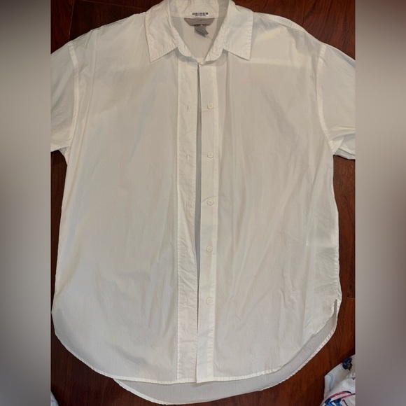 Classic White womens oversize Shirt - Picture 3 of 7